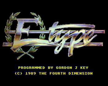 E-Type - Screenshot - Game Title Image