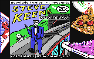 Accolade's Comics featuring Steve Keene Thrillseeker - Screenshot - Game Title Image