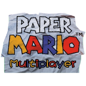 Paper Mario Multiplayer - Clear Logo Image