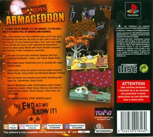 Worms Armageddon - Box - Back Image