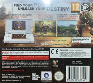 Prince of Persia: The Forgotten Sands - Box - Back Image