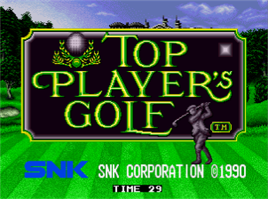 Top Player's Golf - Screenshot - Game Title Image