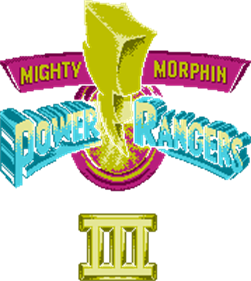 Mighty Morphin Power Rangers III - Clear Logo Image