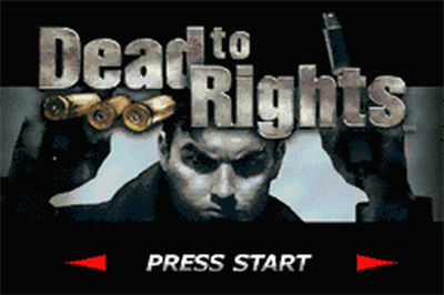 Dead to Rights - Screenshot - Game Title Image