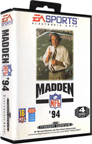 Madden NFL '94 - Box - 3D Image