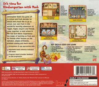 Winnie the Pooh: Kindergarten - Box - Back Image