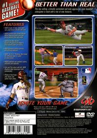 MLB SlugFest 2004 - Box - Back Image