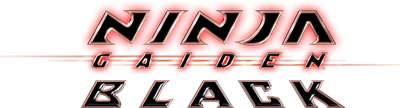 Ninja Gaiden Black - Clear Logo Image