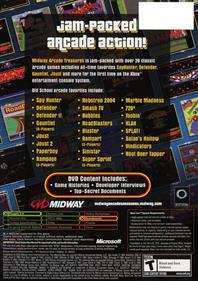 Midway Arcade Treasures - Box - Back Image