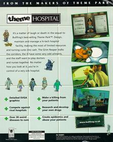 Theme Hospital - Box - Back Image