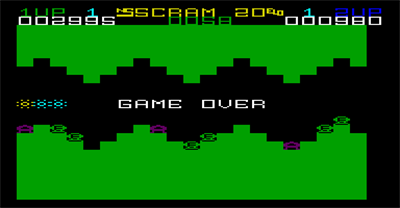 Scram 20 - Screenshot - Game Over Image