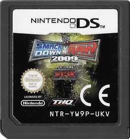 WWE SmackDown vs. Raw 2009 - Cart - Front Image