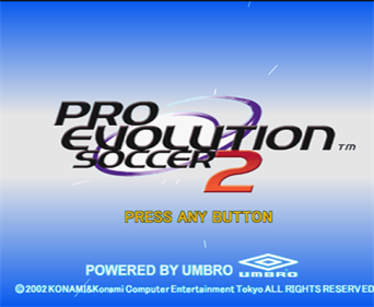 Pro Evolution Soccer 2 - Screenshot - Game Title Image