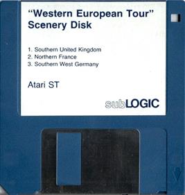 Sublogic Scenery Disk: Western European Tour Scenery Disk - Disc