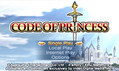Code of Princess - Screenshot - Game Title Image