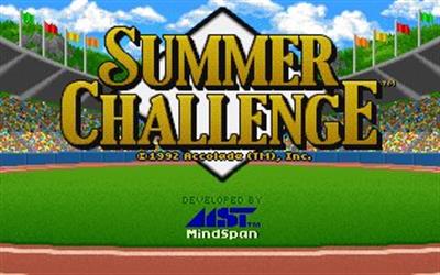 The Games: Summer Challenge - Screenshot - Game Title