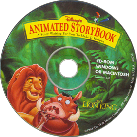 Disney's Animated Storybook: The Lion King - Disc Image