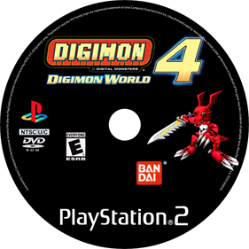 Digimon World 4 - Fanart - Disc Image