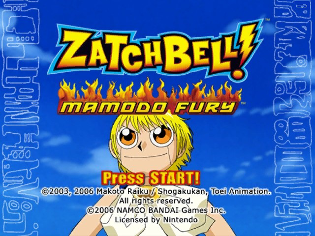 Zatch Bell! Mamodo Fury, Zatch Bell!