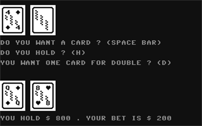 Blackjack (Kevin Miguel) - Screenshot - Gameplay Image
