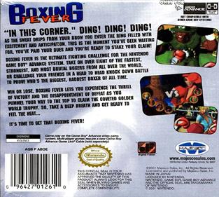 Boxing Fever - Box - Back Image