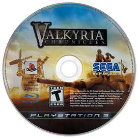 Valkyria Chronicles - Disc Image