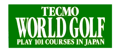 Tecmo World Golf - Clear Logo Image