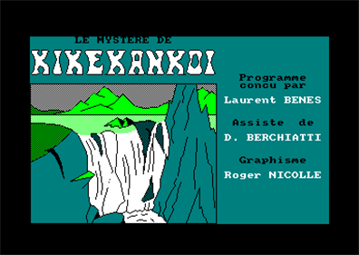 Le Mystère de Kikekankoi - Screenshot - Game Title Image