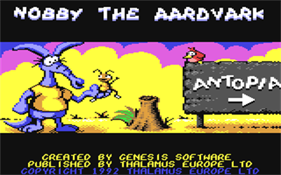 Nobby the Aardvark - Screenshot - Game Title Image