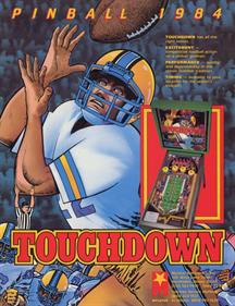 Touchdown (Gottlieb) - Advertisement Flyer - Front Image