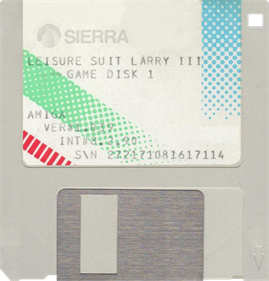 Leisure Suit Larry III: Passionate Patti in Pursuit of the Pulsating Pectorals - Disc Image