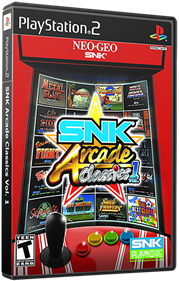SNK Arcade Classics Vol. 1 - Box - 3D Image