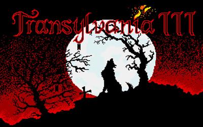 Transylvania III: Vanquish the Night - Screenshot - Game Title Image
