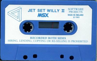 Jet Set Willy II - Cart - Front Image