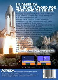 Space Shuttle: A Journey into Space - Box - Back - Reconstructed