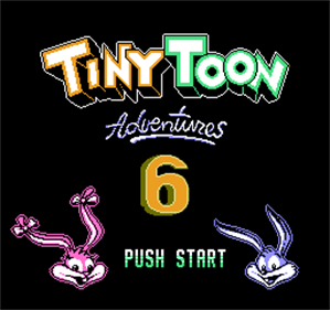 Tiny Toon Adventures 6 - Screenshot - Game Title Image