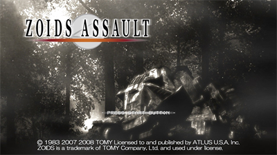 Zoids Assault - Screenshot - Game Title Image