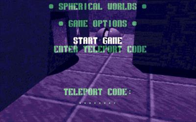 Spherical Worlds - Screenshot - Game Select Image