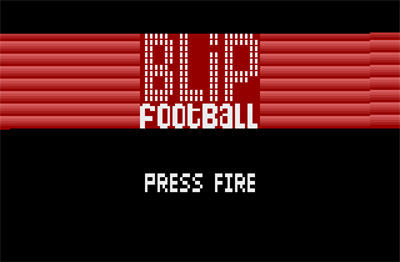 BLiP Football - Screenshot - Game Title Image