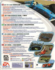 F1 2000 - Box - Back Image