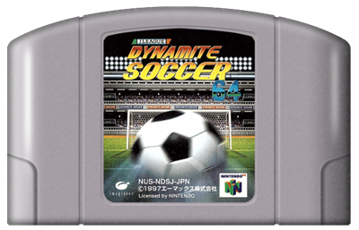J.League Dynamite Soccer 64 - Fanart - Cart - Front Image