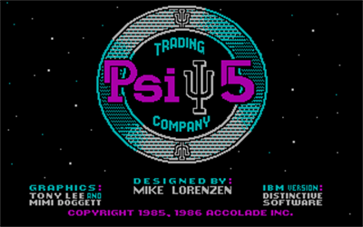 Psi-5 Trading Company - Screenshot - Game Title Image
