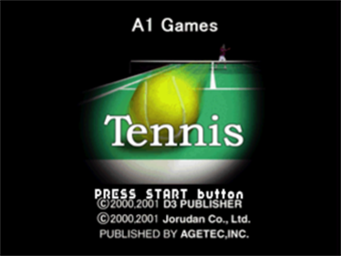 Tennis - Screenshot - Game Title Image