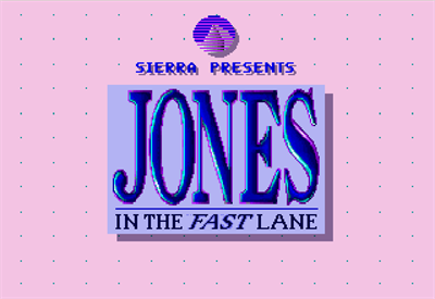 Jones in the Fast Lane: Enhanced CD-ROM - Screenshot - Game Title Image