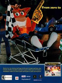 Crash Nitro Kart - Advertisement Flyer - Front Image