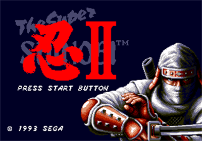 Shinobi III: Return of the Ninja Master - Screenshot - Game Title Image