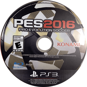 PES 2016: Pro Evolution Soccer - Disc Image