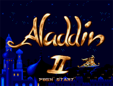 Aladdin 2 - Screenshot - Game Title Image