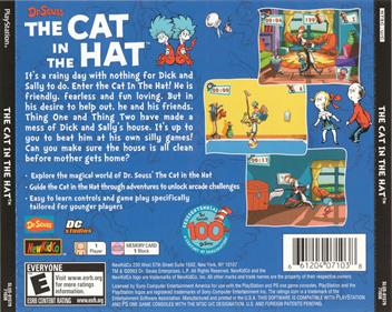 Dr. Seuss: The Cat in the Hat - Box - Back Image