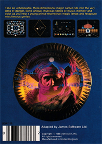 Master of the Lamps - Box - Back Image